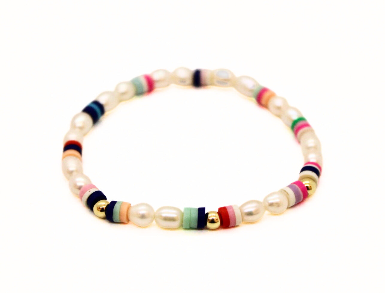 Colorful Pearl Beaded Bracelet