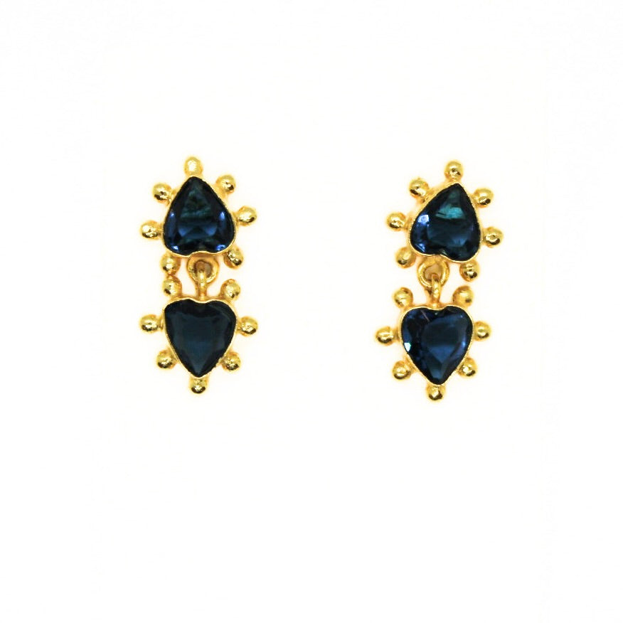 Double Heart Earrings