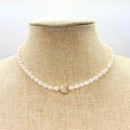 Heart Pearl Necklace