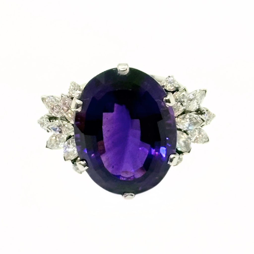 Large Amethyst Ring