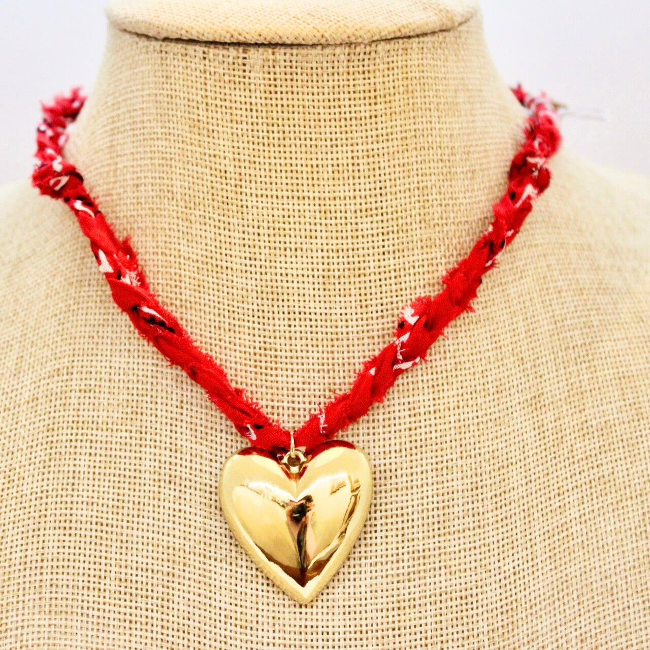Heart Bandana Necklace