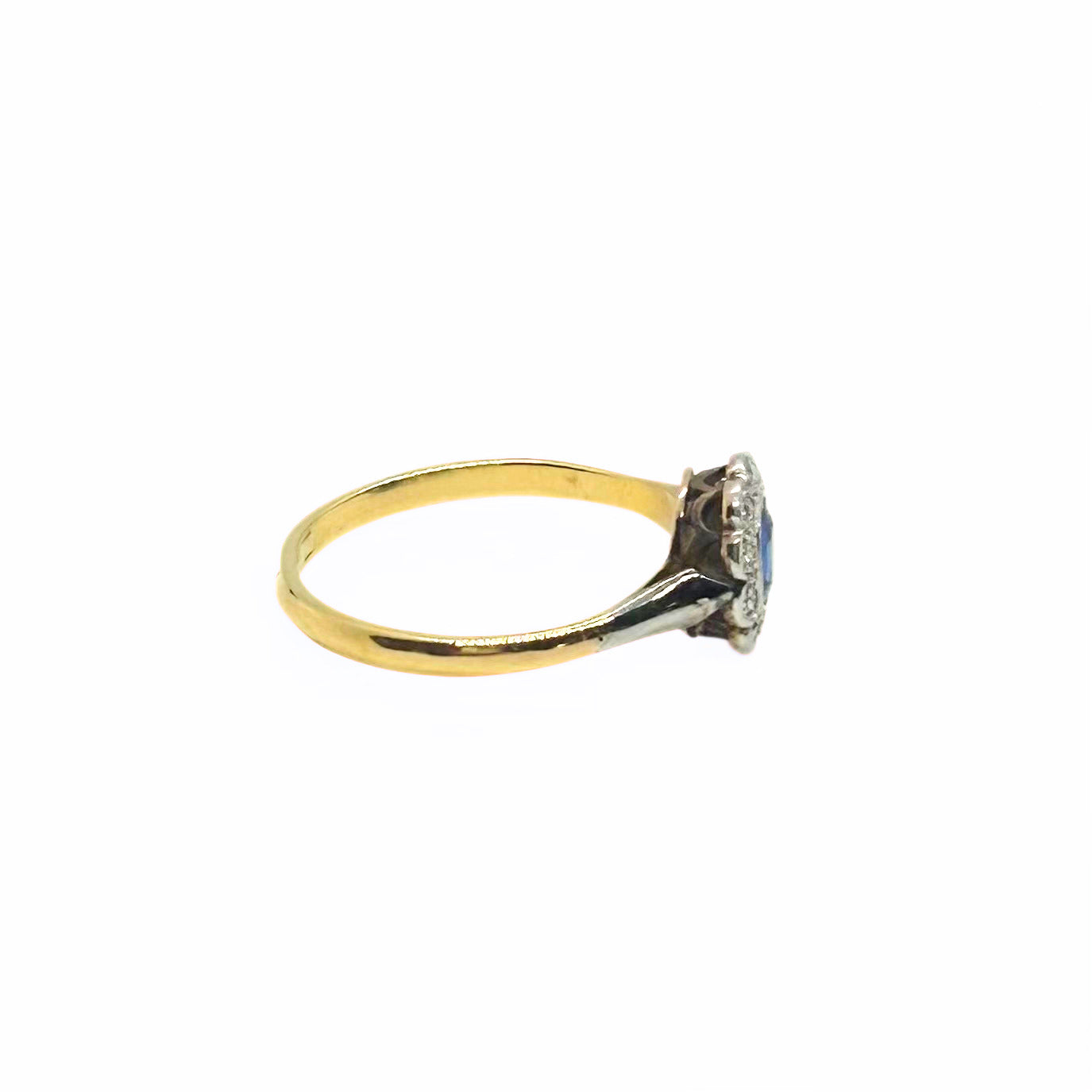 Blue Sapphire Oval Ring