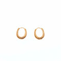Twisted Gold Hoops