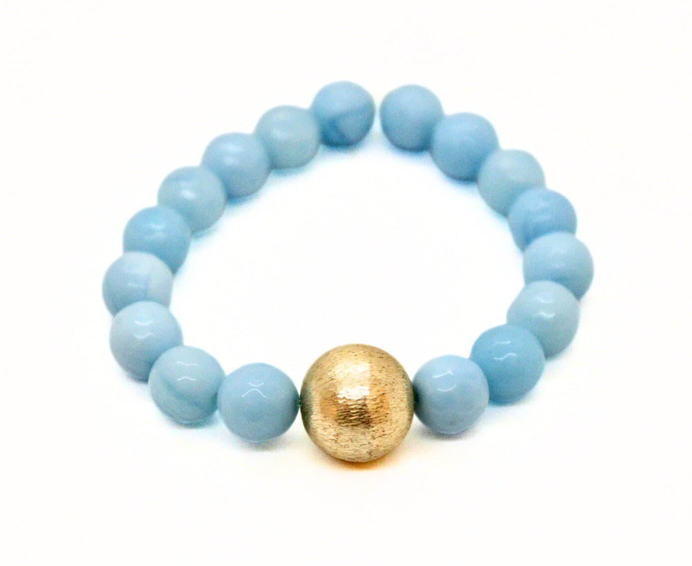 Beaded Bracelet with Gold Bead