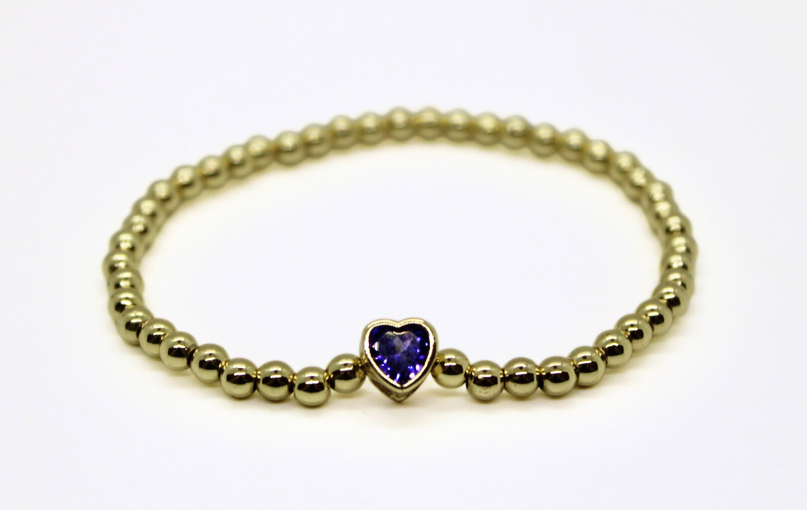 Single Heart Beaded Bracelet