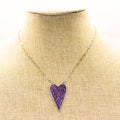 Pave Heart Necklace