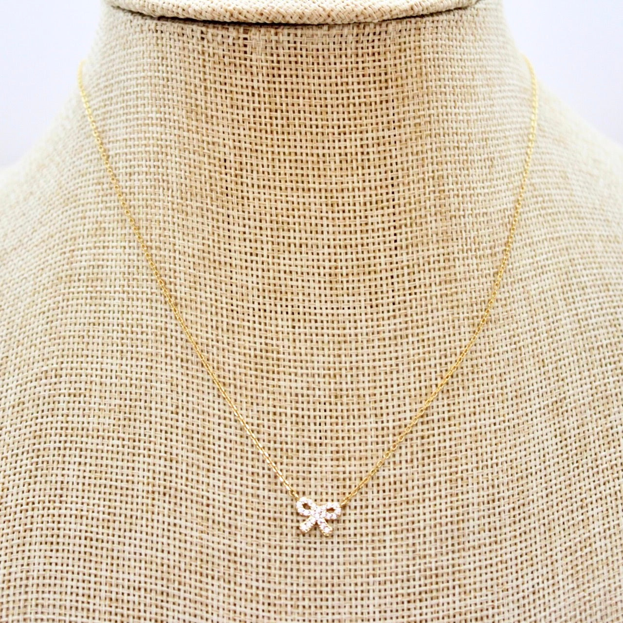 Bow Charm Necklace