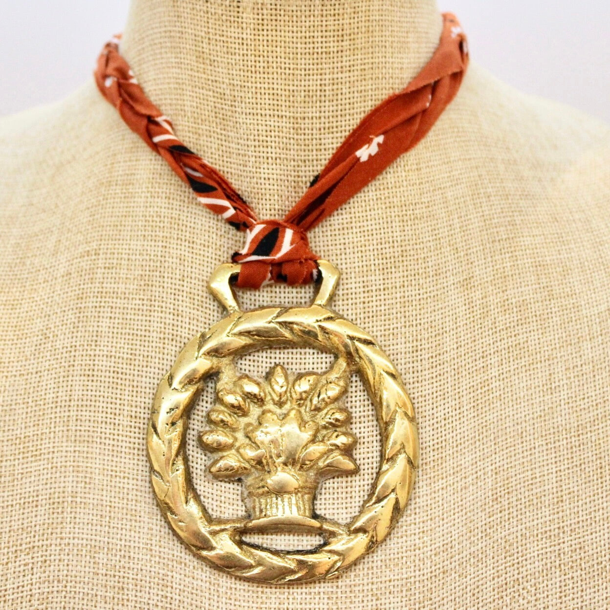 Vintage Bandana Necklace