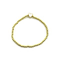Solid Single Heart Beaded Bracelet
