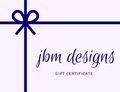 jbm designs llc gift card