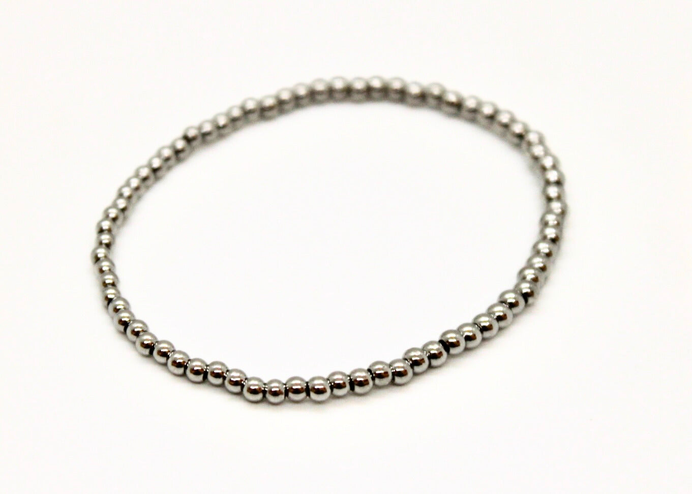 Silver beaded Bracelet
