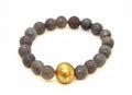 Beaded Bracelet with Gold Bead