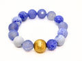 Beaded Bracelet with Gold Bead