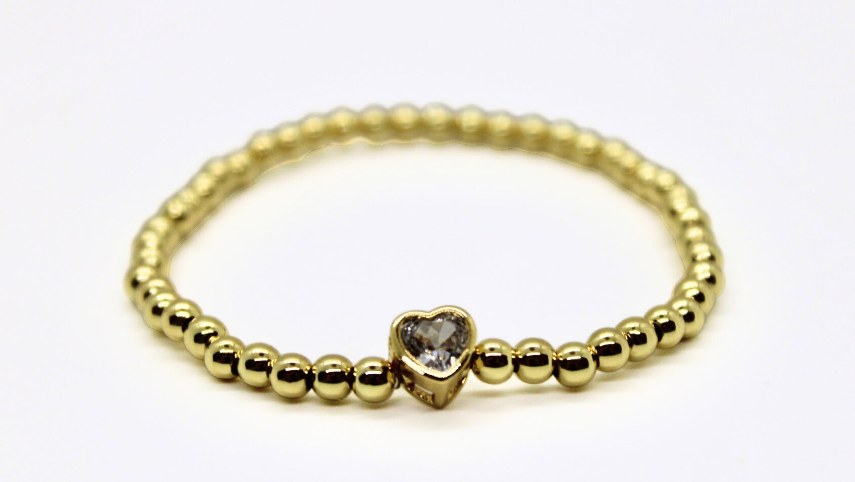 Single Heart Beaded Bracelet