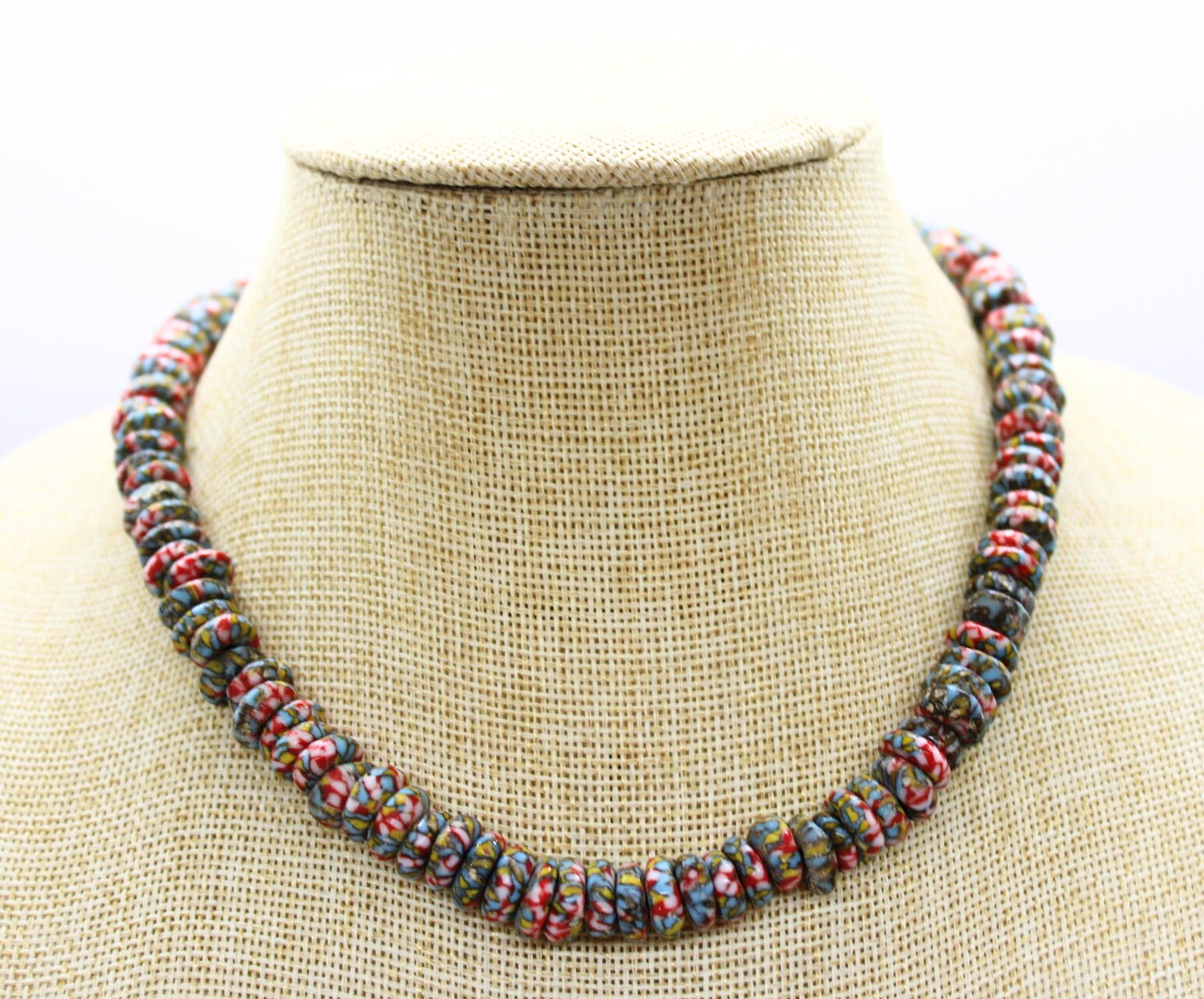 Pattern Beaded Necklace