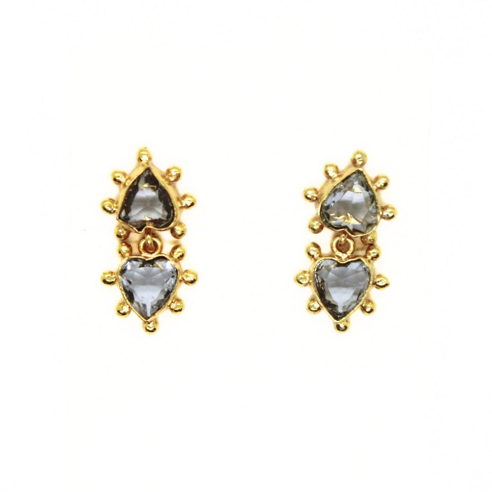 Double Heart Earrings